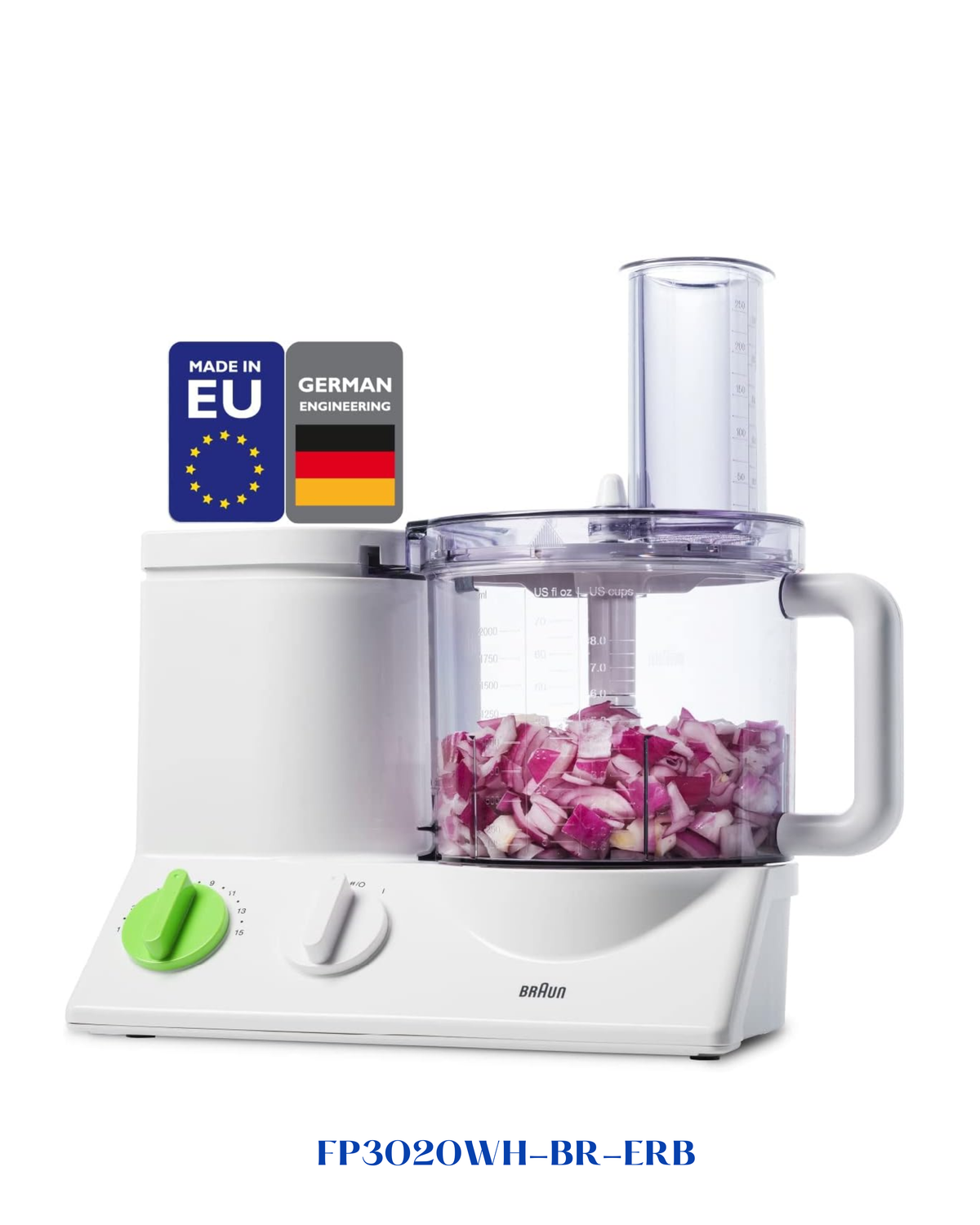 BRAUN  12 CUP FOOD PROCESSOR ULTRA  600W