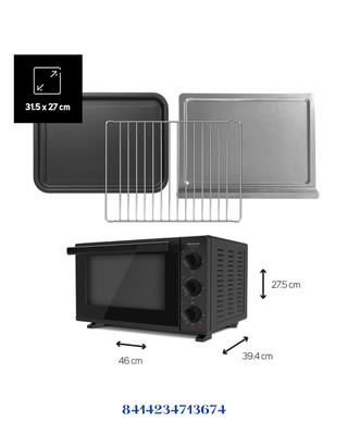 TAURUS HORIZON 23 MINI OVEN 1500W-23L