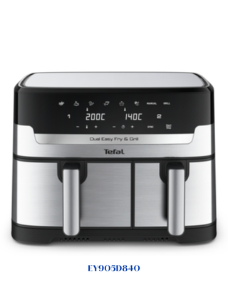 TEFAL DUAL EASY FRY AIR FRYER 8.3 L