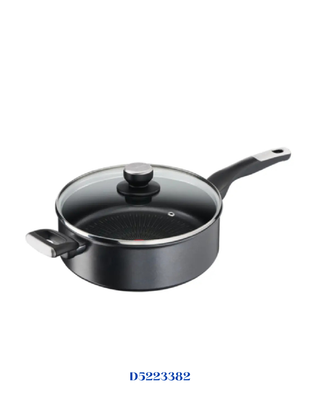 TEFAL RESIST INTENSE SAUTEPAN 26 CM-مقلاة تيفال ٢٦ سم مع غطاء