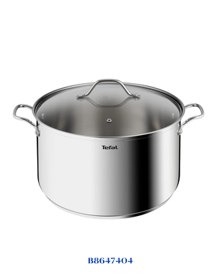 TEFAL-STAINLESS STEEL 32CM-قدر تيفال ستنلس ستيل