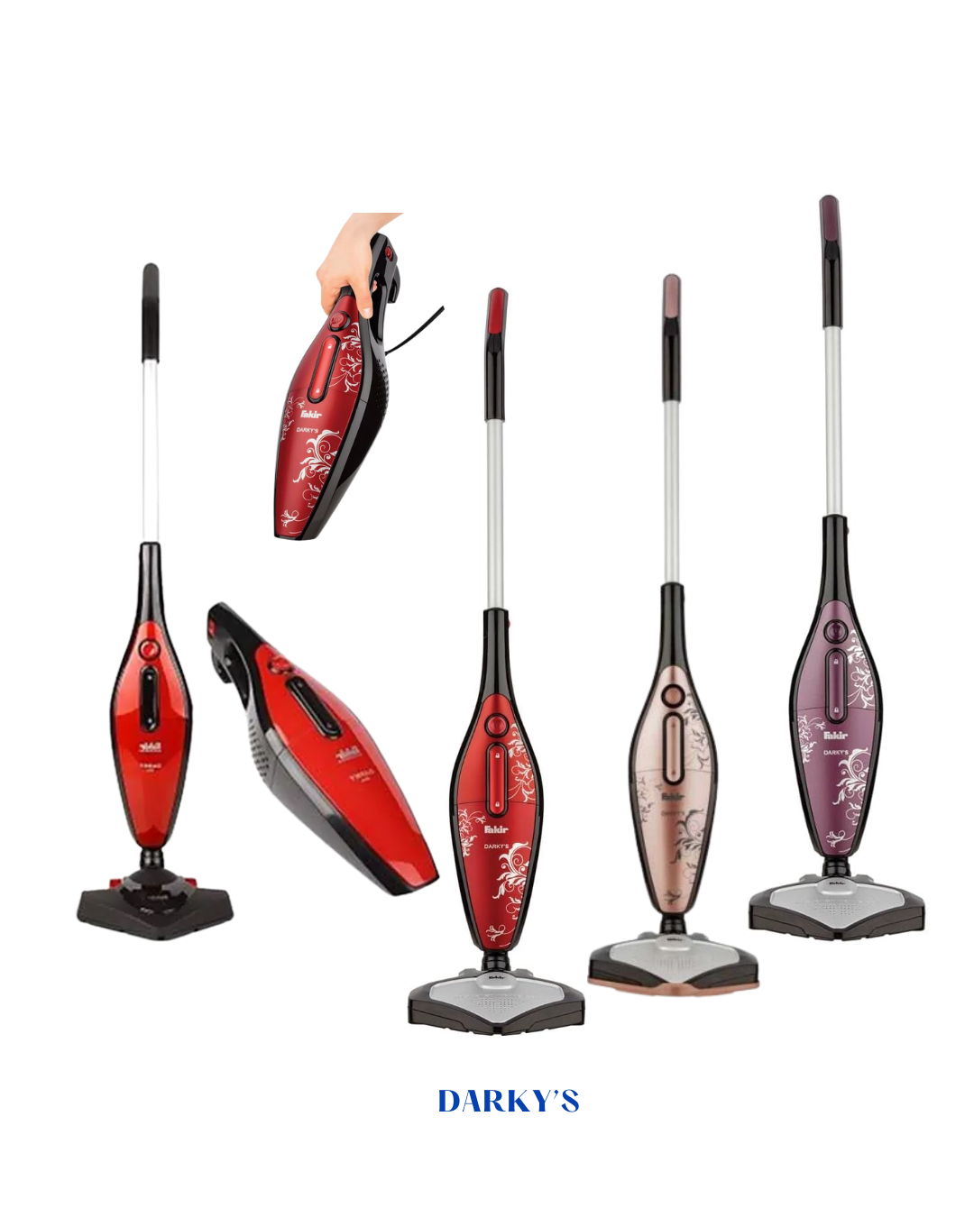 FAKIR DARKY’S 2-IN-1 STICK AND HAND VACUUM CLEANER – 800W – 1L​