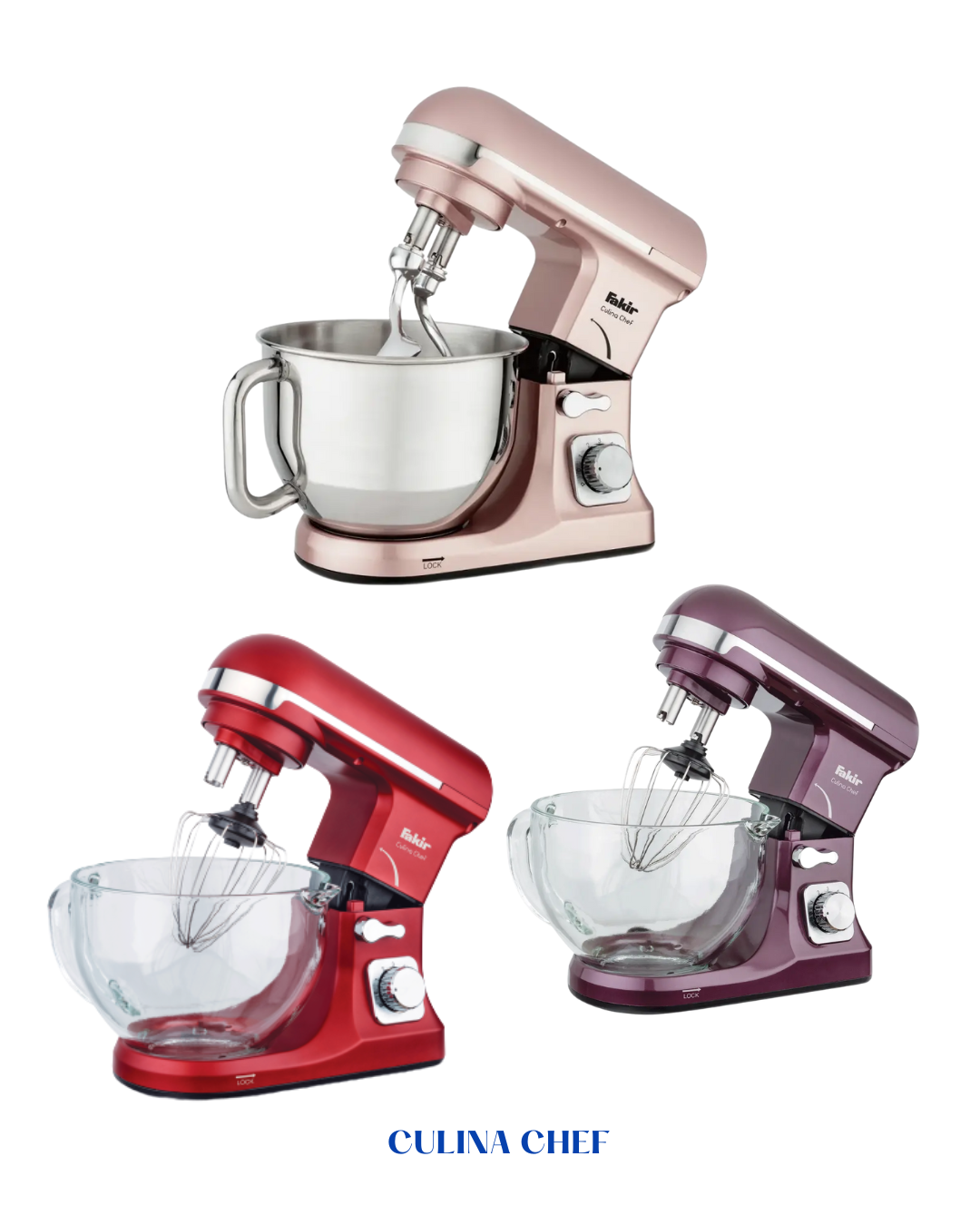 FAKIR CULINA CHEF STAND MIXER - 1000W _ 5L