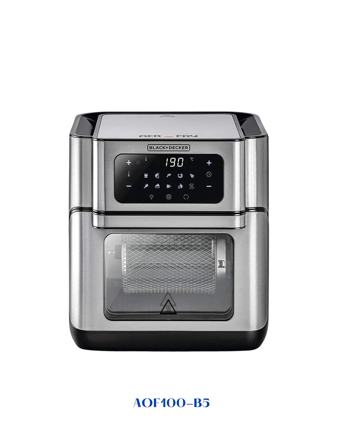 BLACK&amp;DECKER OVEN AEROFRY WITH ACCESSORIES 1500W - 12L