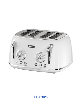 FELLER GERMANY RETRO STYLE 4-SLICE TOASTER 1630W