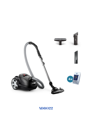 PHILIPS PERFORMER 8000 SERIES BAGGED VACUUM CLEANER 2200W​