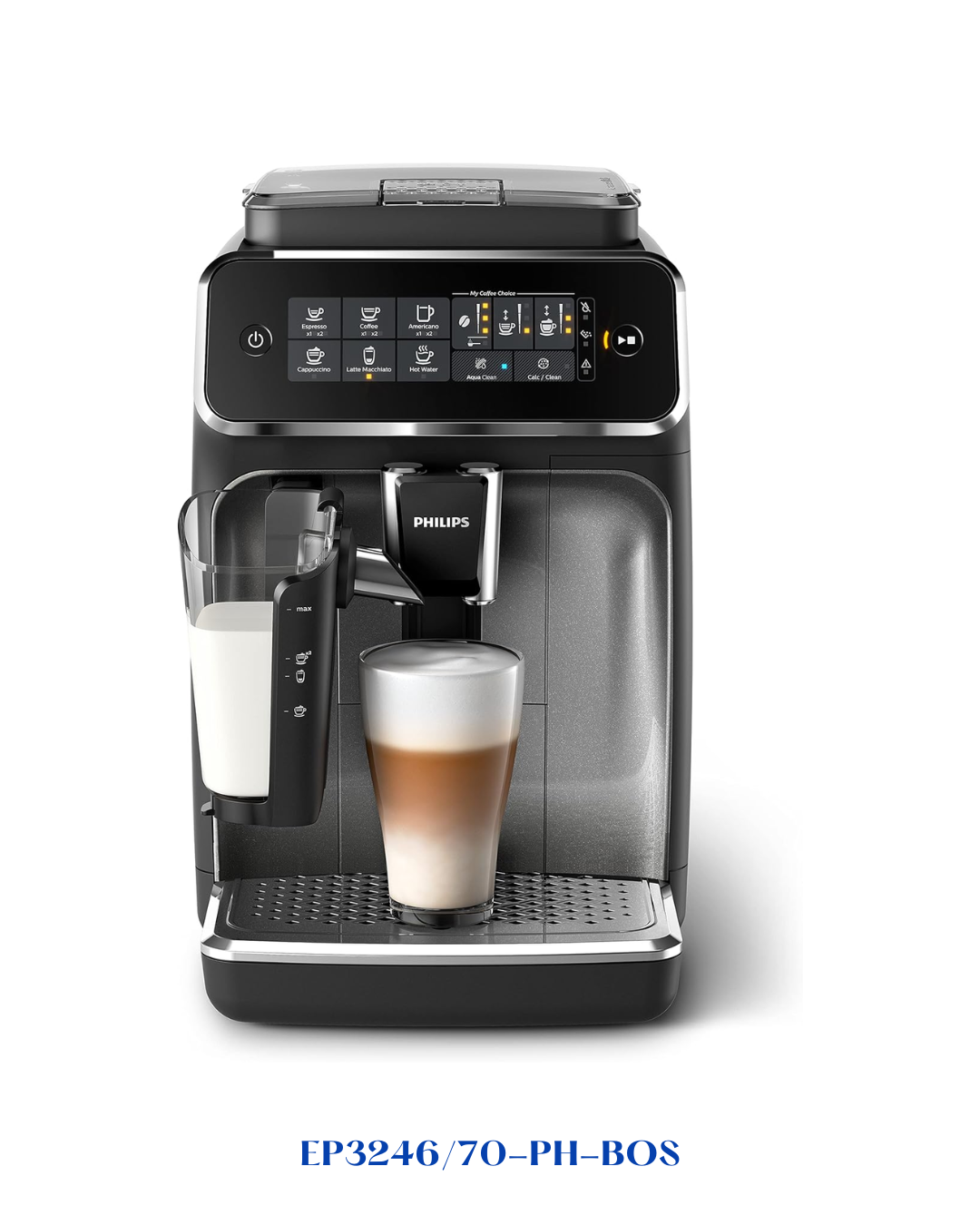 PHILIPS SERIES 3200 LATTEGO ESPRESSO MACHINE 1500W 1.8L