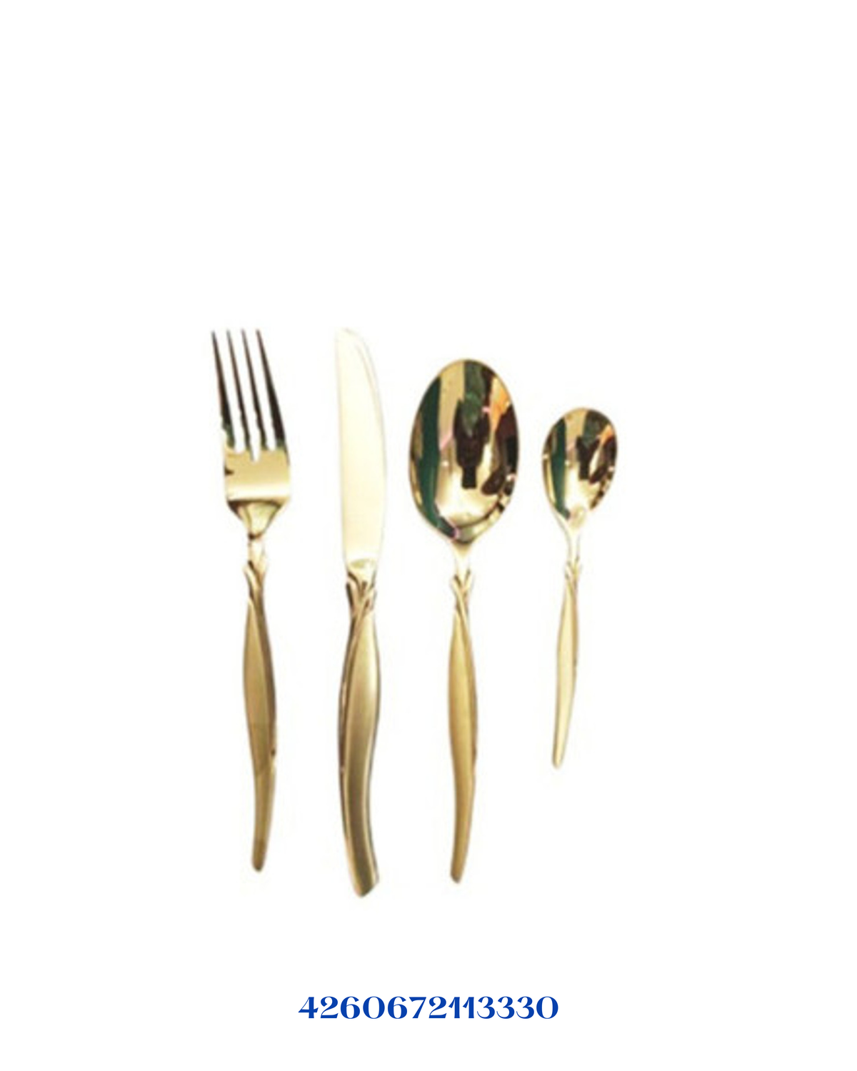ARSHIA  WOODEN CASE STAINLESS STEEL CUTLERY SET 133PCS GOLD