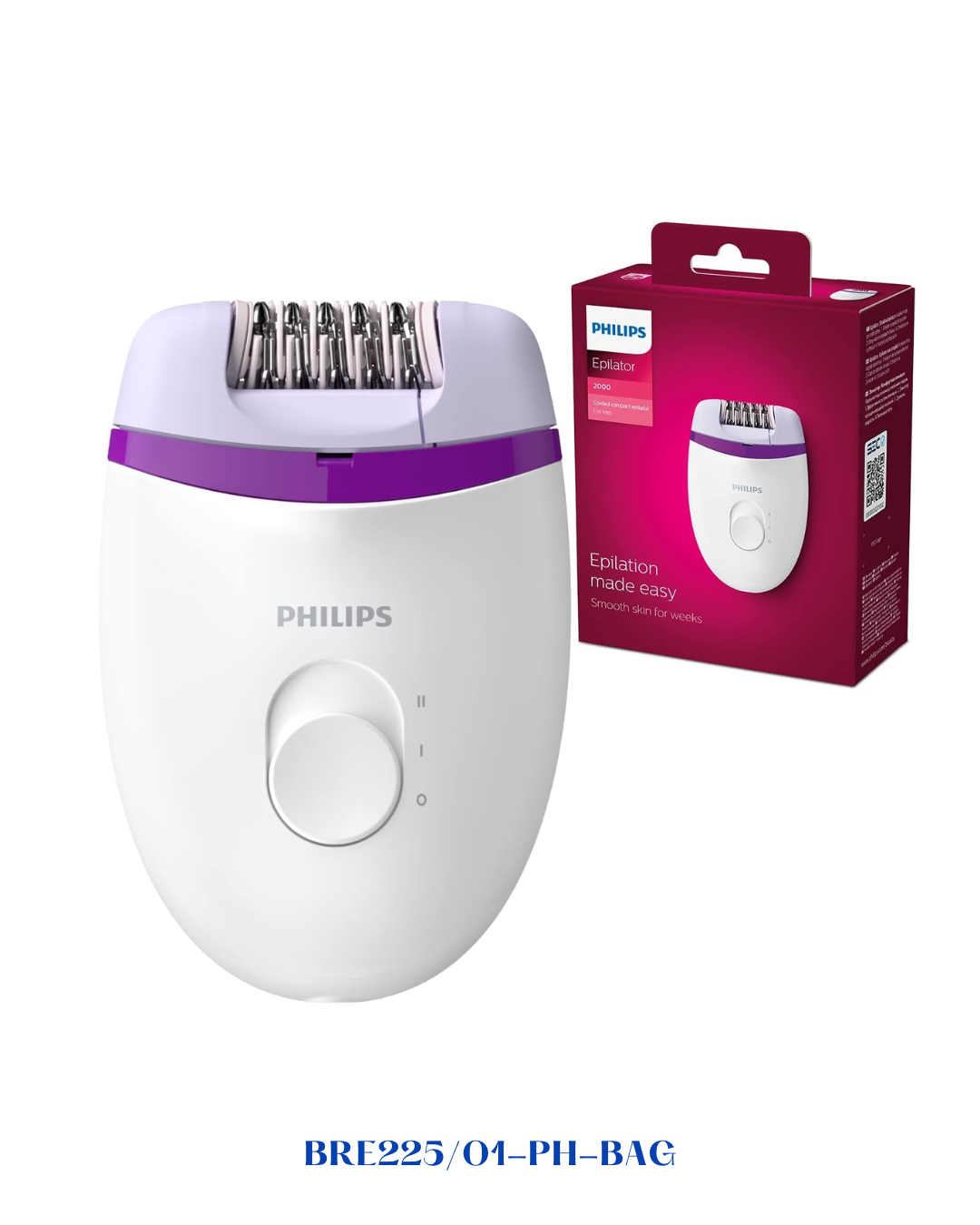 PHILIPS SATINELLE ESSENTIAL CORDED COMPACT EPILATOR 15W