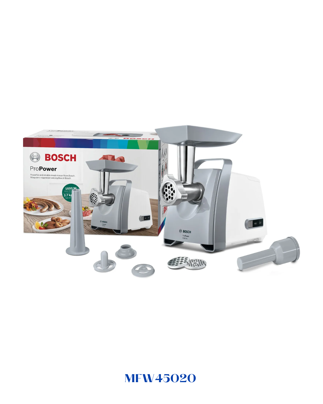 BOSCH PROPOWER MEAT GRINDER WHITE, 1600W