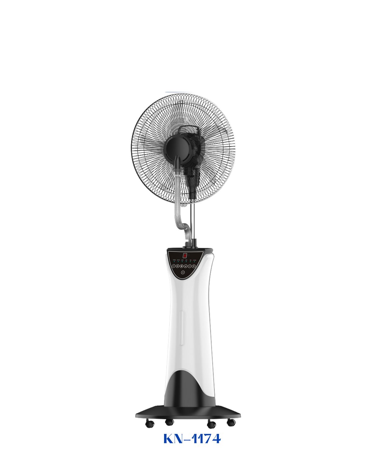 KENNEDE LED NINGHT LIGHTS MIST FAN - 18NCH-مروحة شحن مع رذاذ