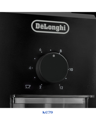 DELONGHI ELECTRIC BURR COFFEE GRINDER – BLACK