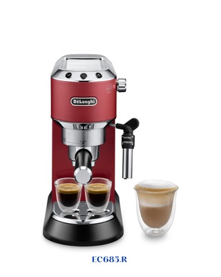 DELONGHI DEDICA STYLE ESPRESSO MACHINE – RED