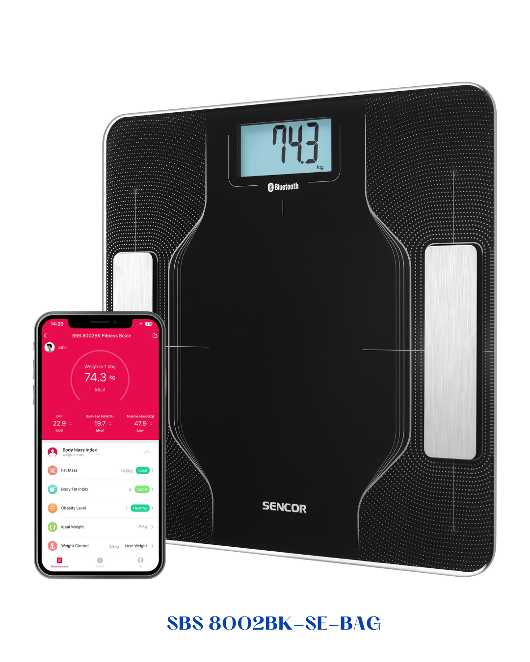 SENCOR SBS 8002BK SMART PERSONAL FITNESS SCALE_8W