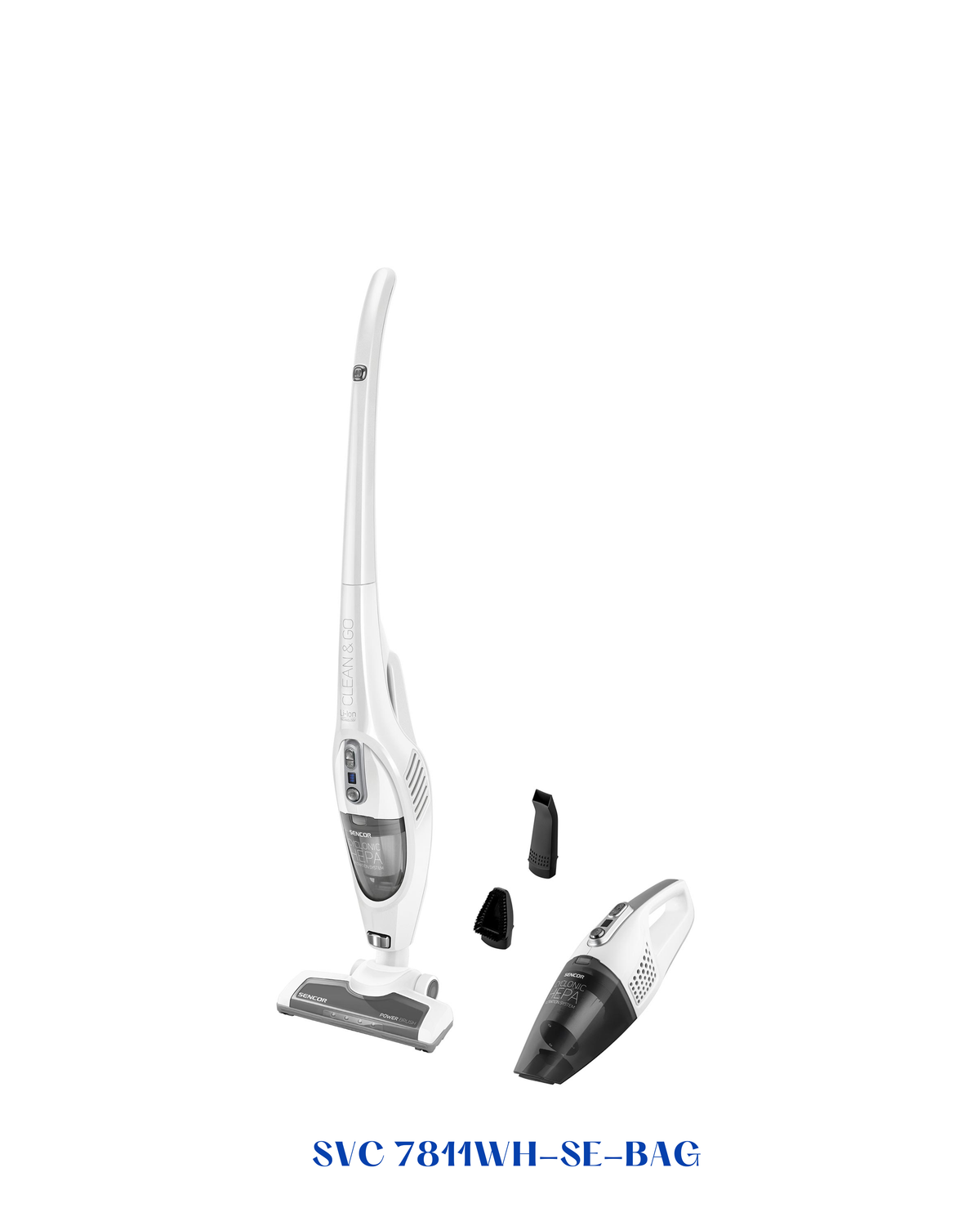 SENCOR 2-IN-1 CORDLESS STICK VACUUM CLEANER 110W 0.5L