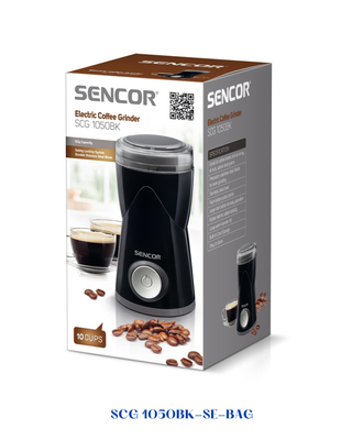 SENCOR ELECTRIC COFFEE GRINDER 150W 50G