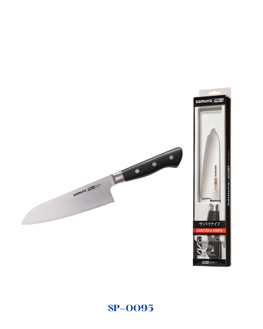 SAMURA PRO-S SANTOKU KNIFE 180MM