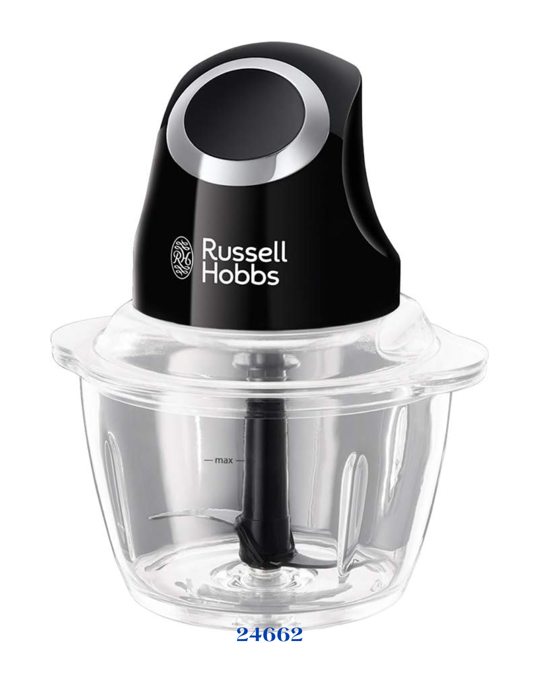 RUSSELL HOBBS DESIRE MATTE BLACK MINI CHOPPER _200W_0.5L