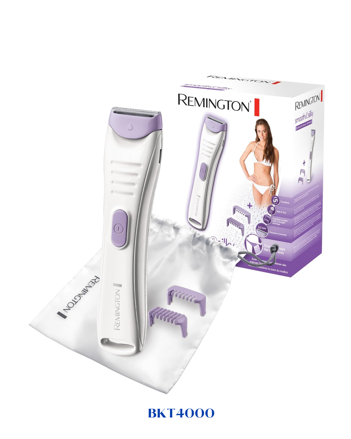 REMINGTON SMOOTH &amp; SILKY CORDLESS BIKINI TRIMMER