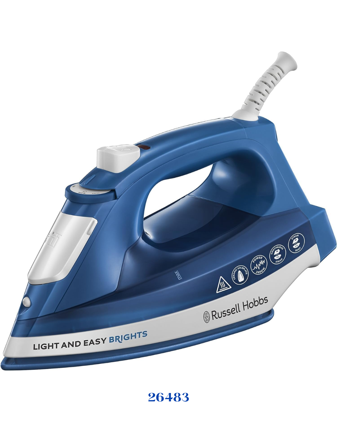 RUSSELL HOBBS LIGHT &amp; EASY BRIGHTS STEAM IRON_2400W_0.24L