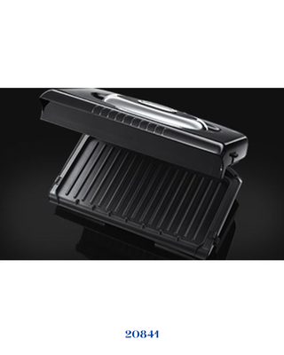 RUSSELL HOBBS RETRO CLASSIC NOIR REMOVABLE PLATES GRILL 1300W​