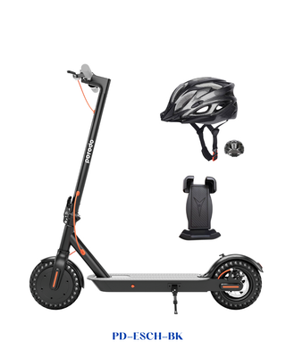 PORODO ELECTRIC SCOOTER 6.6AH WITH HELMET - BLACK
