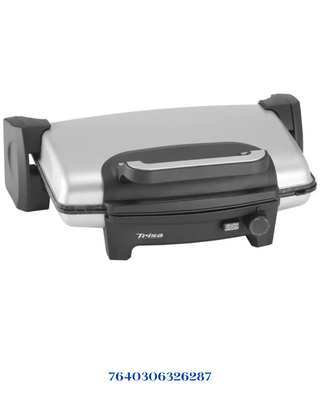 TRISA DOUBLE PLATE BARBECUE GRILL &quot;HOT SNACK&quot; _1800W