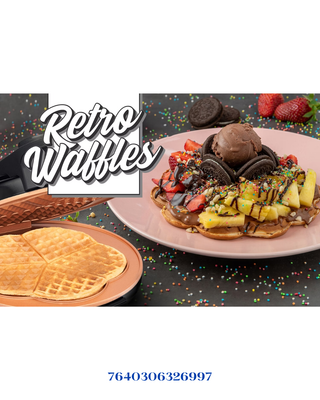 TRISA RETRO WAFFLES &amp; WAFFLES MAKER 800W