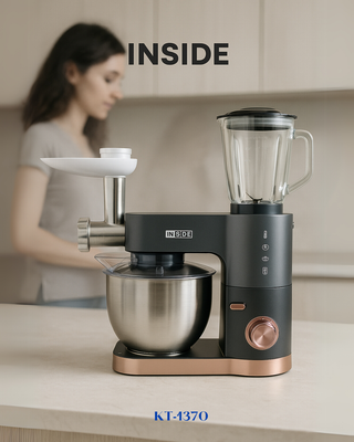 INSIDE STAND MIXER WITH BLENDER &amp; MEAT GRINDER 1200W