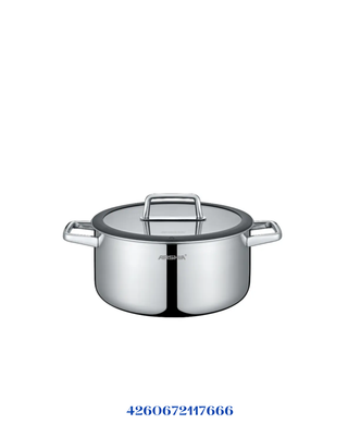 ARSHIA STAINLESS STEEL NON‑STICK CASSEROLE 24 CM