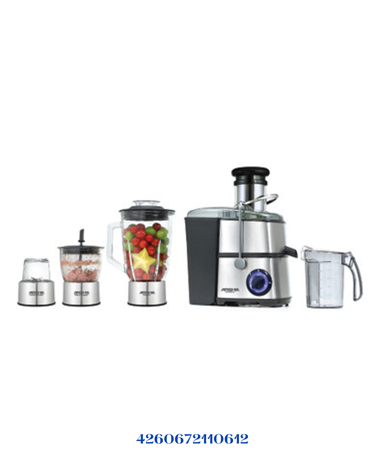 ARSHIA 4‑IN‑1 MULTIFUNCTIONAL JUICER EXTRACTOR 800W
