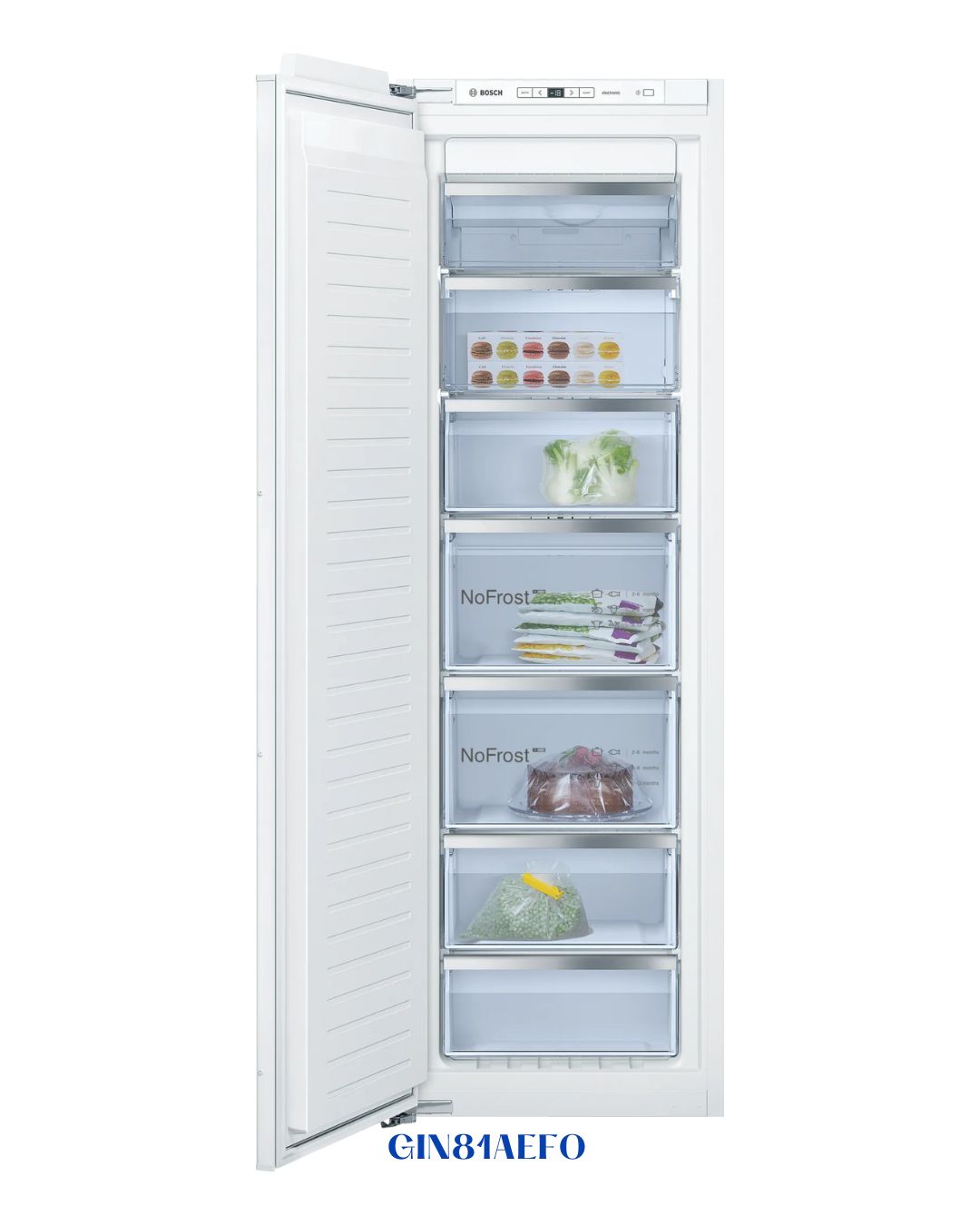 BOSCH BUILT-IN UPRIGHT FREEZER – 235L