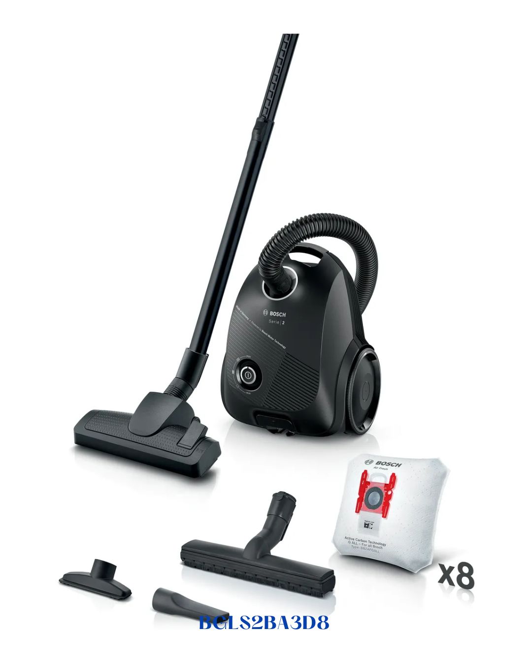 Bosch Series 2 Bagged Vacuum Cleaner 600W 3.5L