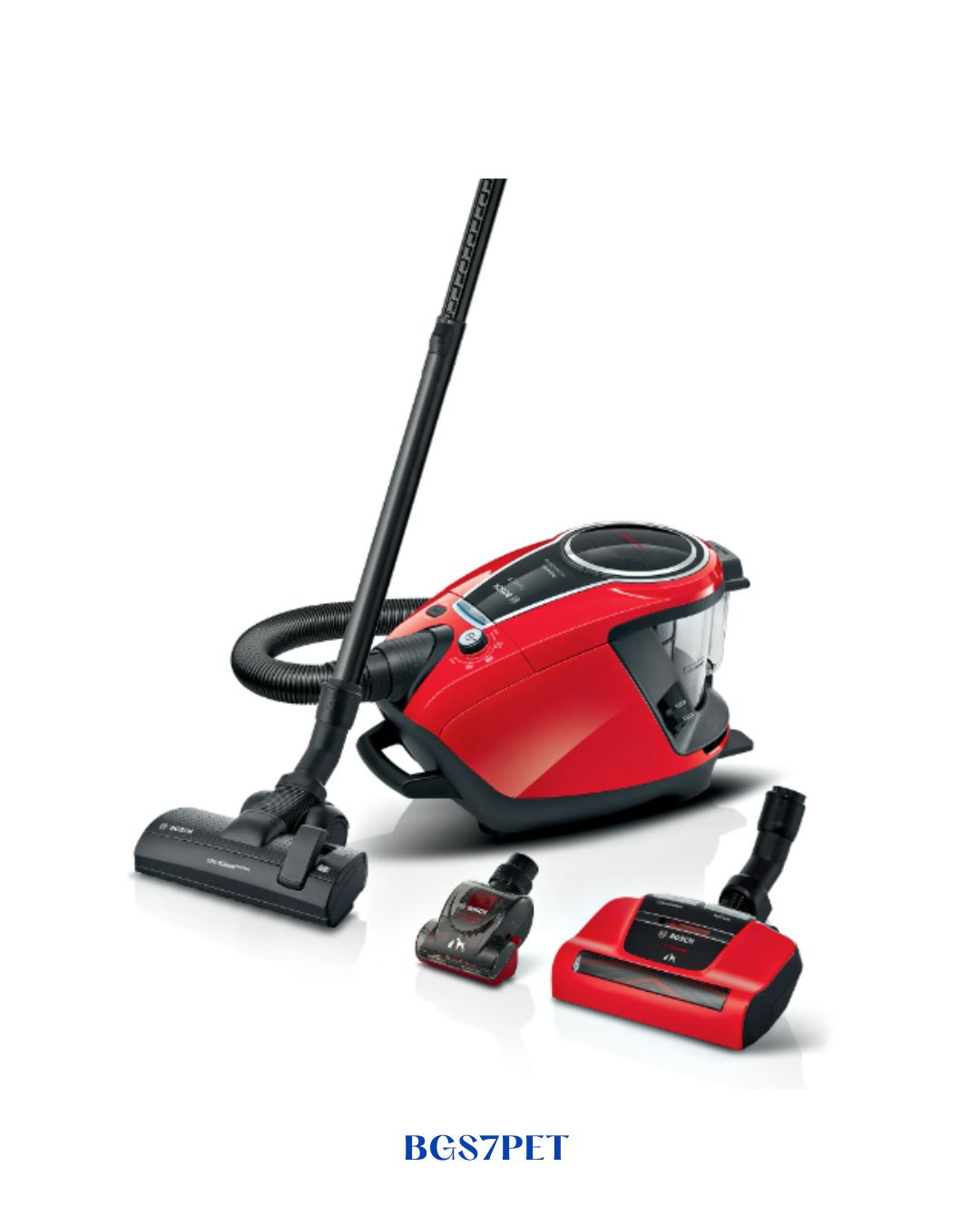 BOSCH BAGLESS VACUUM CLEANER PROANIMAL RED – 800W – 3L