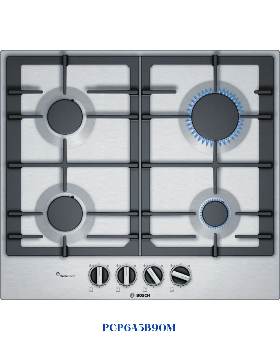 BOSCH BUILT-IN GAS HOB STAINLESS STEEL – 7500W – 60CM