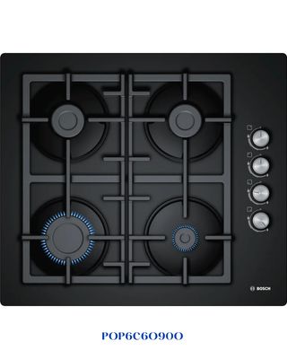 BOSCH BUILT-IN GAS HOB BLACK TEMPERED GLASS – 60CM