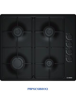 BOSCH BUILT-IN GAS HOB BLACK ENAMEL – 60CM