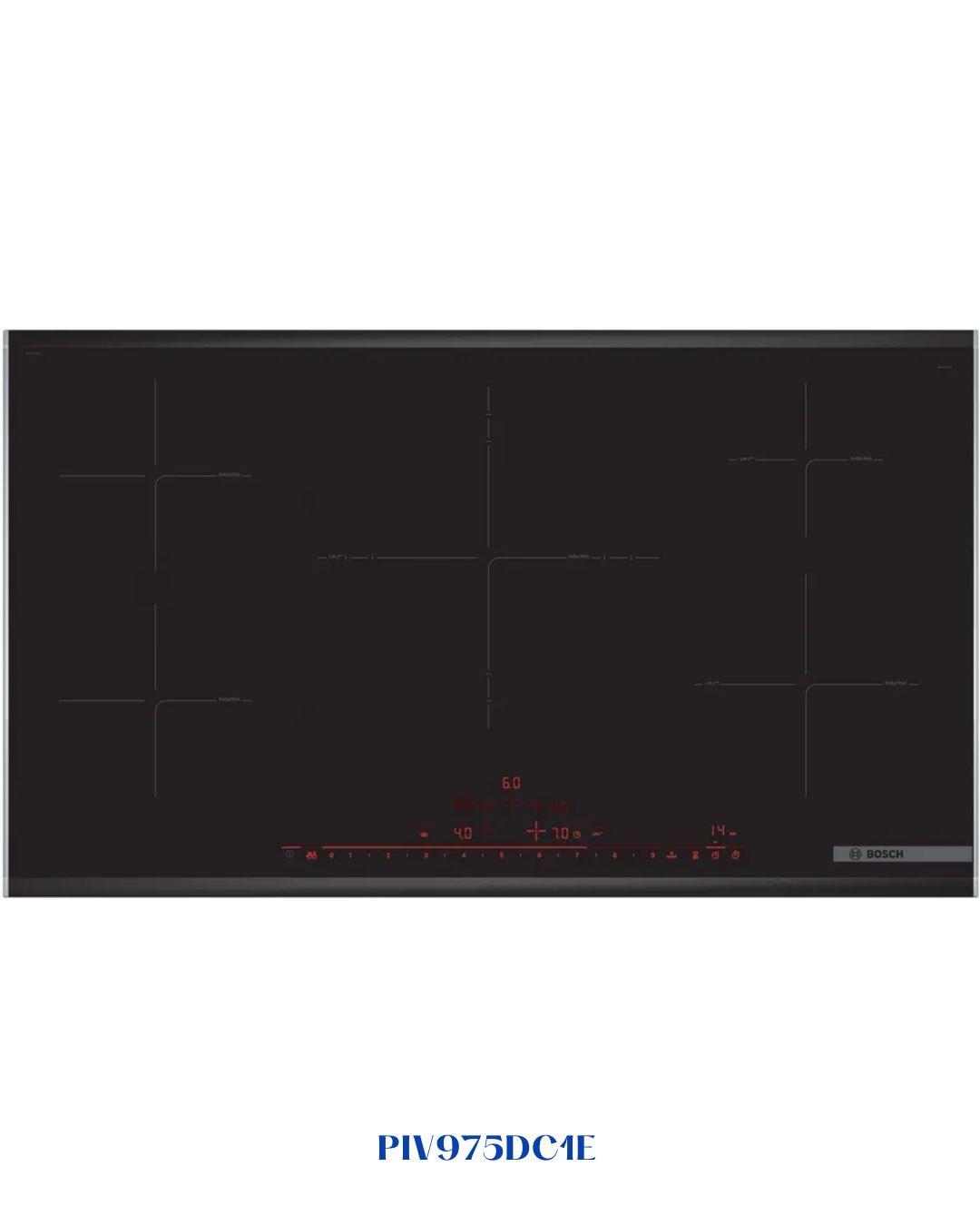 BOSCH BUILT-IN INDUCTION HOB BLACK CERAMIC GLASS – 11,100W – 90CM