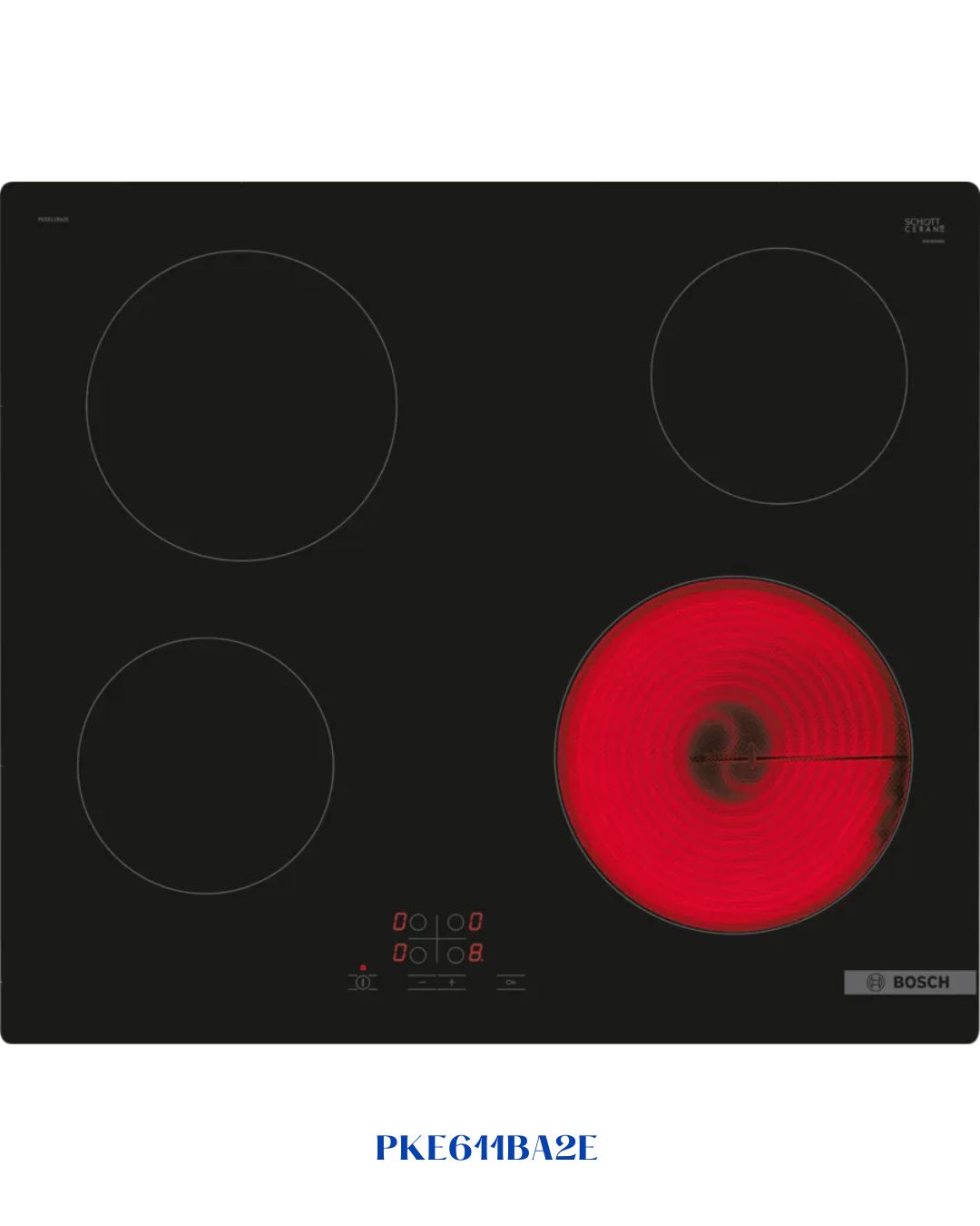 BOSCH BUILT-IN CERAMIC HOB BLACK GLASS – 6600W – 60CM