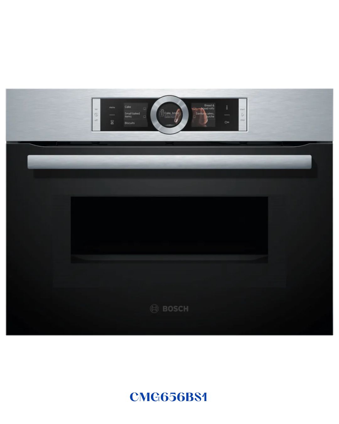 BOSCH SERIES 8 BUILT-IN COMPACT OVEN WITH MICROWAVE FUNCTION 1000W 45L