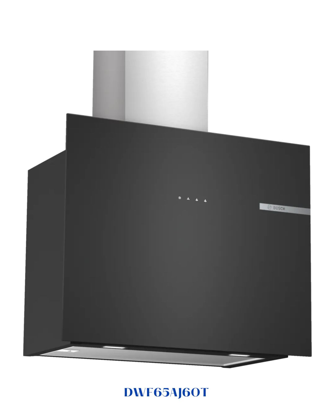 BOSCH WALL-MOUNTED EXTRACTOR HOOD 60CM BLACK GLASS 252W