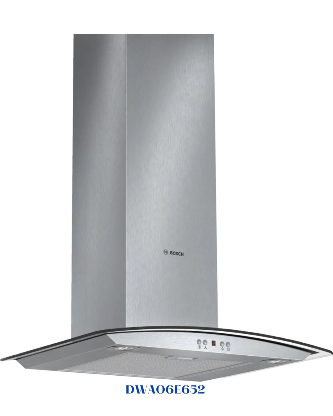 BOSCH WALL-MOUNTED COOKER HOOD 60CM CLEAR GLASS 254W