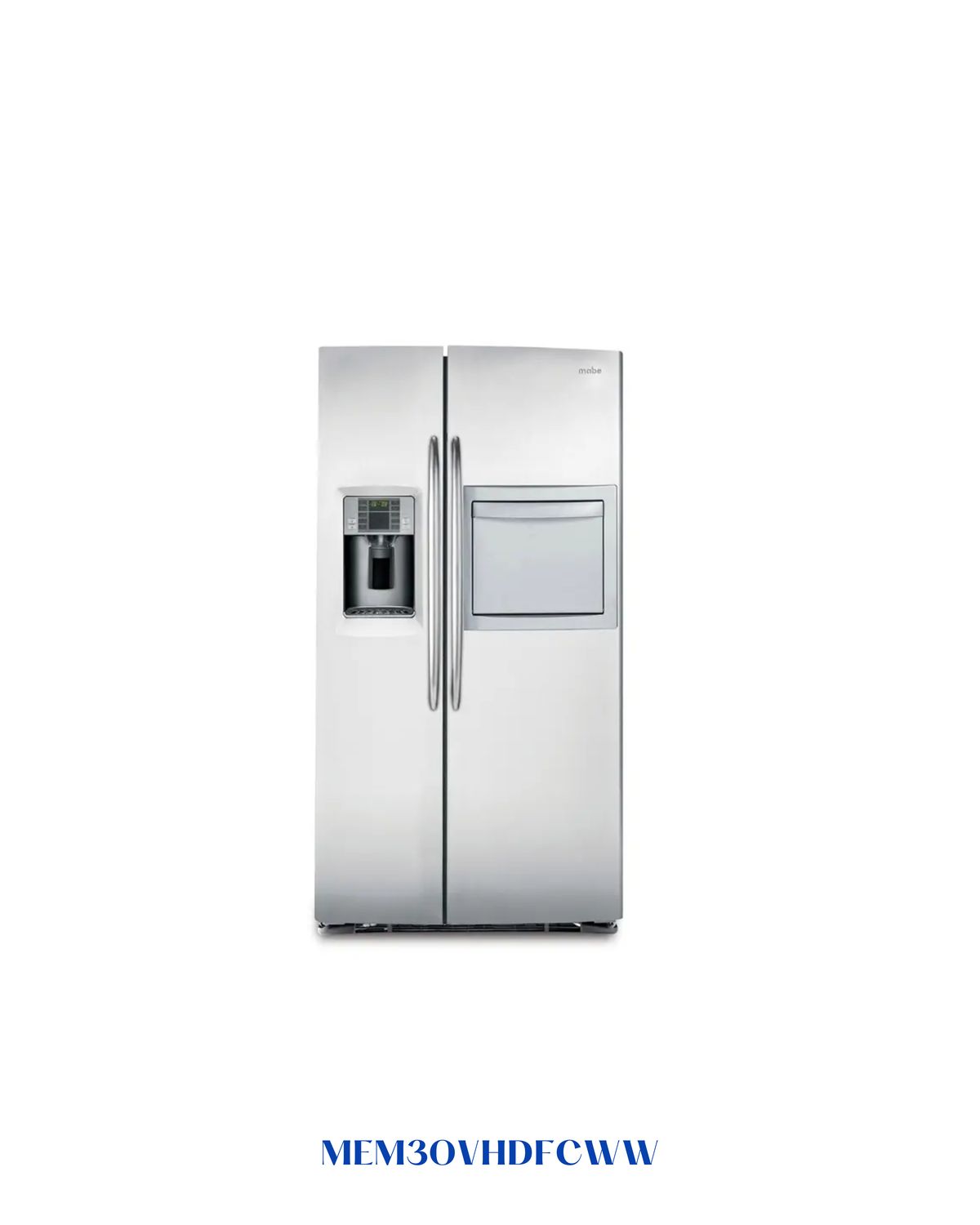 Mabe Side‑by‑Side Refrigerator 30 Cu Ft