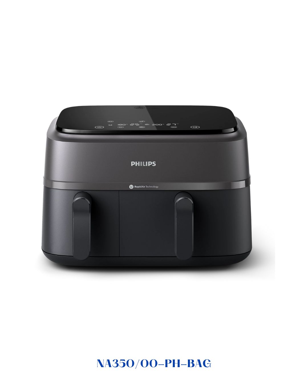 PHILIPS 3000 SERIES DUAL BASKET AIRFRYER 2750W 9L