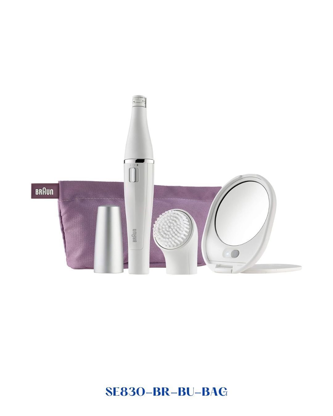 BRAUN FACE FACIAL EPILATOR &amp; CLEANSING BRUSH 7W
