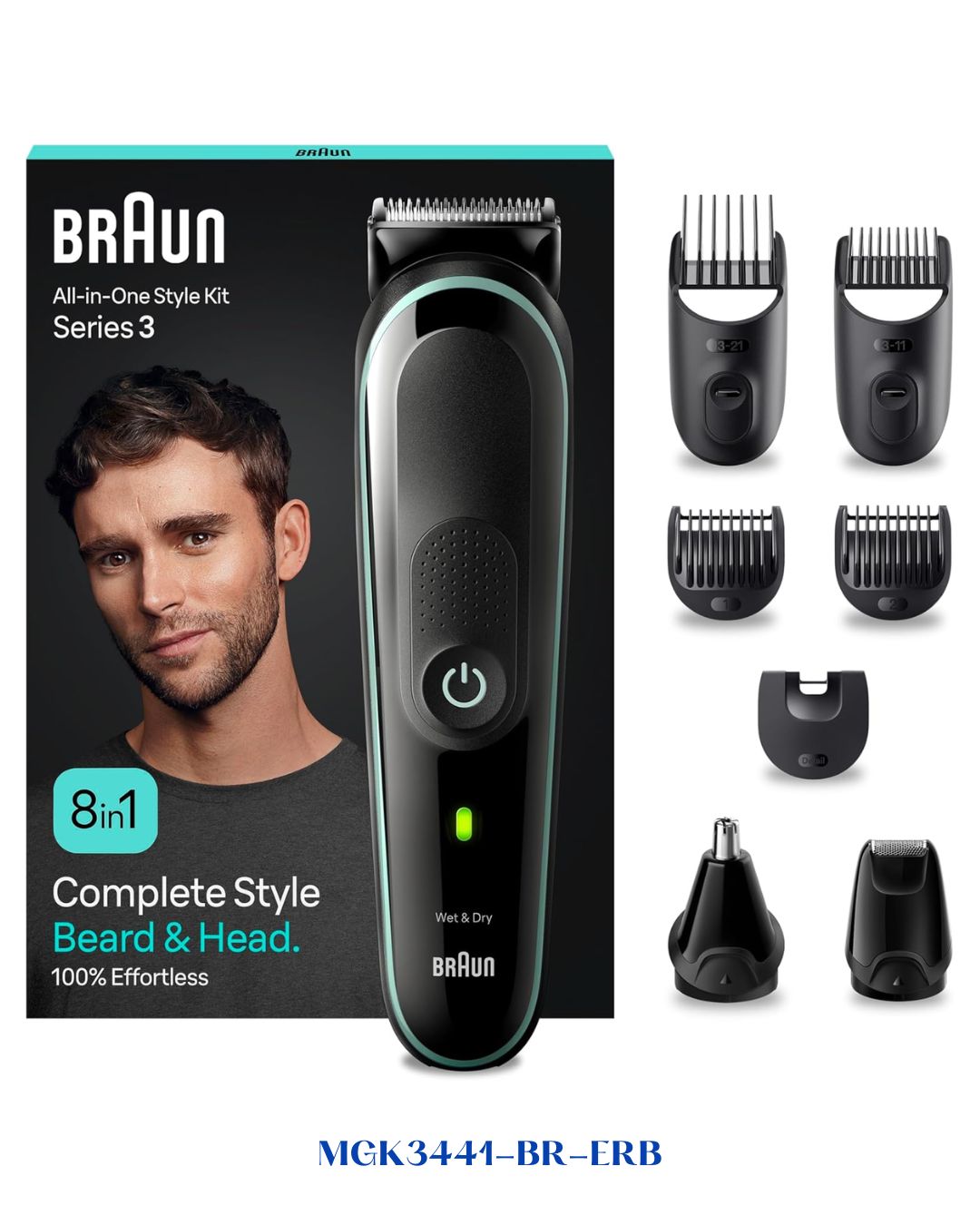 BRAUN SERIES 3 ALL-IN-ONE TRIMMER 8-IN-1  5W