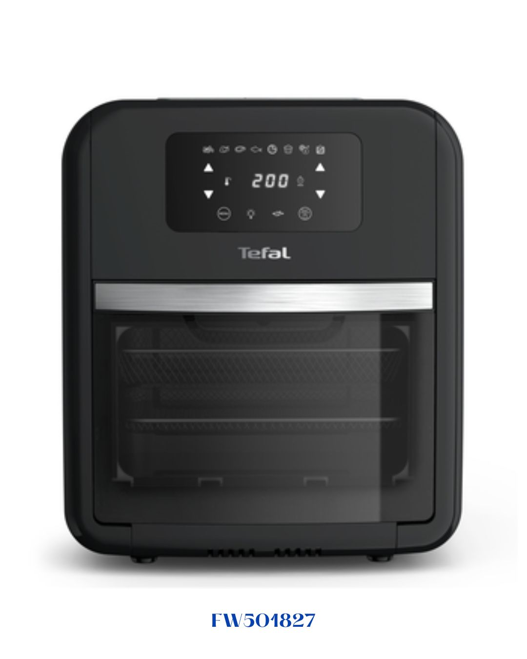 TEFAL EASY FRY OVEN &amp; GRILL BLACK 11L 9 FUNCTION 8PRE-SET PROGRMS