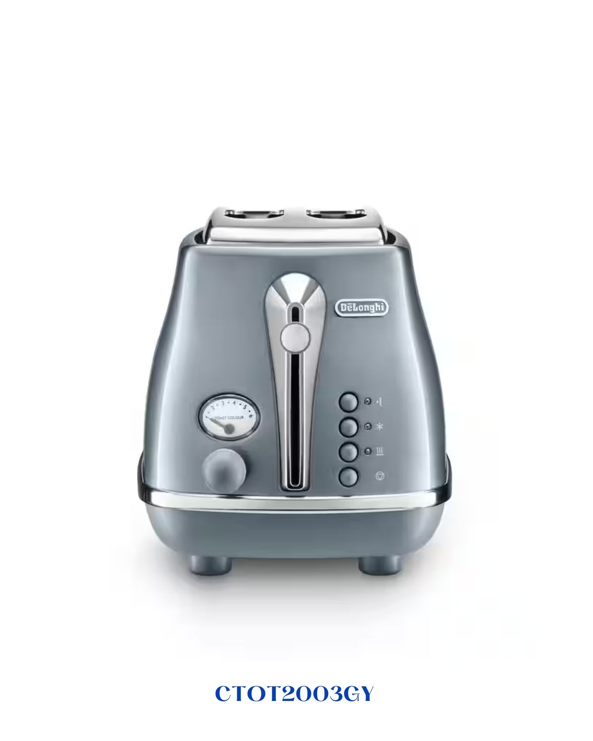 DELONGHI ICONA CAPITALS 2‑SLICE TOASTER