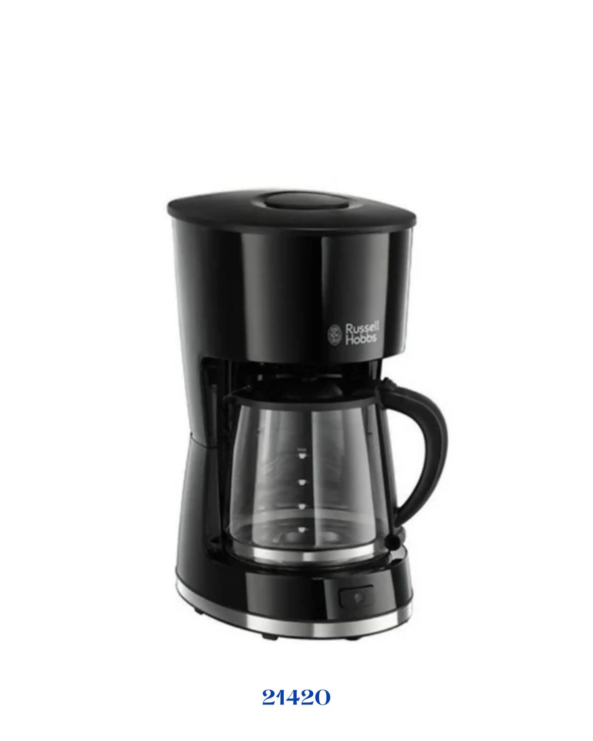 Russell Hobbs Mode Black Coffee Maker 1000W 1.5 L