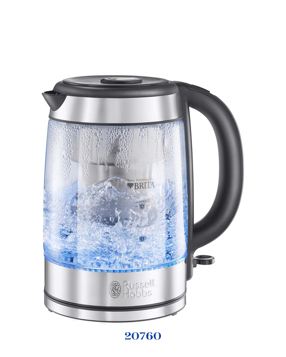 Russell Hobbs Purity Glass Brita Kettle 1.5 L 3000 W